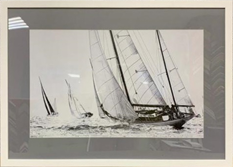 Постер "Корабли и яхты-2" в белом багете 89VOR-SEA2
